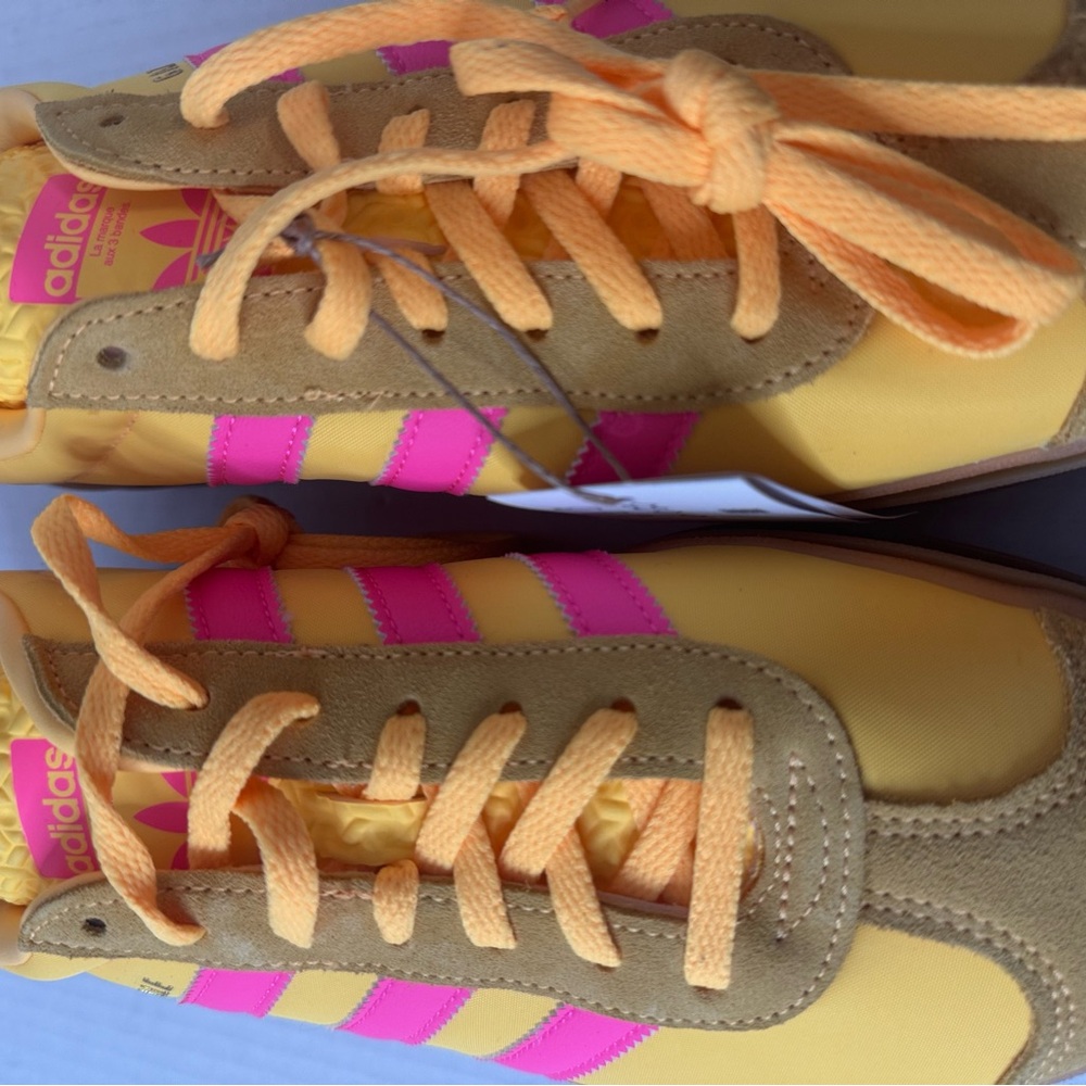 adidas Gazelle Bold Womens Sneaker Spark Lucid Pink Sz 8 NWT - Picture 10 of 14